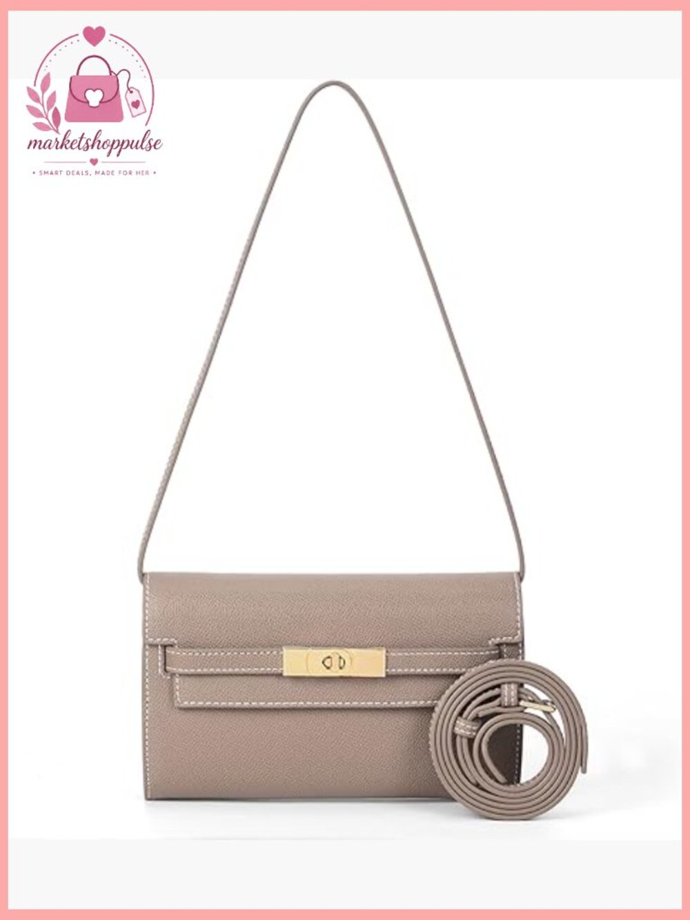 Mini Clutch Purse Vegan Leather Crossbody Bag Small Shoulder Handbag with Strap